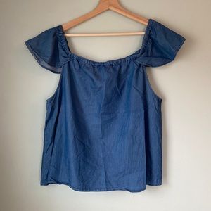 J. Crew Factory chambray shirt